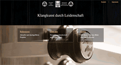 Desktop Screenshot of orgelbau-scharfe.de